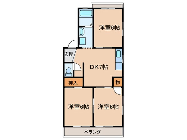 ドエルは－もに－の物件間取画像